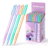 61020 РУЧКА ШАР. ERICHKRAUSE U-108 STICK PASTEL BLOOM ULTRA GT, 1,0 ММ, СИНИЙ, К/К /50/200/2400/ - КОЛОРЛОН ВТД Новосибирск