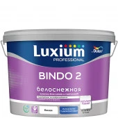 Краска Luxium Prof Bindo 2 белоснеж глуб/мт 9л - КОЛОРЛОН ВТД Новосибирск