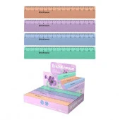 61762 ЛИНЕЙКА 15 СМ, ERICHKRAUSE PASTEL BLOOM, ПЛАСТ. АССОРТИ, ДИСПЛЕЙ /44/1056/ - КОЛОРЛОН ВТД Новосибирск