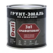 ГРУНТ - ЭМАЛЬ по ржавчине "DALI" графитовая (0,75л/6 шт)- серо-синий - КОЛОРЛОН ВТД Новосибирск