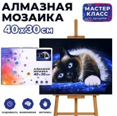 MKA4030-93 Мозаика алмазная "Голубоглазая кошечка" 30*40см. - КОЛОРЛОН ВТД Новосибирск
