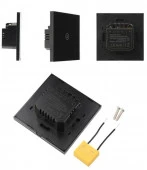 Выключатель 1 кл. сенсорный Wi-Fi черный SECURIC SEC-HV-801B*** - КОЛОРЛОН ВТД Новосибирск