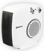 SAKURA Тепловентилятор SA-0515W спир бел - КОЛОРЛОН ВТД Новосибирск