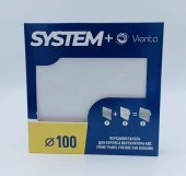 Панель лицевая SFERA, д/вентиляторов "SYSTEM+", d100 пластик белый - КОЛОРЛОН ВТД Новосибирск