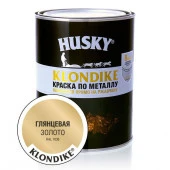 HUSKY-KLONDIKE Краска по металлу глянцевая золото RAL 1036 (0,9л; 6шт) - КОЛОРЛОН ВТД Новосибирск