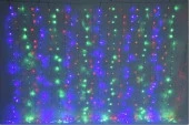 Гирлянда электрическая Занавес 3х3м 600LED, контроллер, мультиколор. ВНЕ помещений арт.NYLJ0138-1 Ко - КОЛОРЛОН ВТД Новосибирск