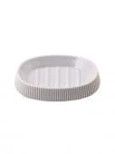 SWP-7021WHT-04 Мыльница NETTA белый, пластик - КОЛОРЛОН ВТД Новосибирск