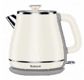 SAKURA Чайник электр SA-2186W (1.8) бел - КОЛОРЛОН ВТД Новосибирск