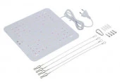 INBLOOM Подвесная фитолампа 169LED (W28; Y84; R41; B8; G8), 25х25см, 45Вт, 220В (24В), IP20 - КОЛОРЛОН ВТД Новосибирск