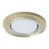 Точка с LED подсветкой 20LED*2835 SMD 4000K, 15W GX53,  прозрачный, золото CD4981 с драйвером - КОЛОРЛОН ВТД Новосибирск