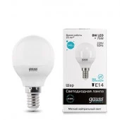 8W Led Gauss 53128 Globe E14 4100K Н - КОЛОРЛОН ВТД Новосибирск