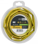 Трубка ТУТ нг-LS 4/2 жел-зел. (2м) IEK - КОЛОРЛОН ВТД Новосибирск