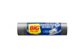 BIG City Пакеты для мусора с затяжками HD 50*50 см 30л 15 шт серебро (30шт/ящ) - КОЛОРЛОН ВТД Новосибирск