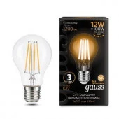 ***12W Gauss Filament А60 12W 1200lm 2700К Е27 LED - КОЛОРЛОН ВТД Новосибирск