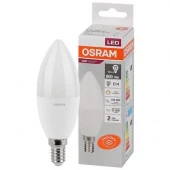 Лампа LEDVANCE LED 10 Вт E14 3000К 800Лм свеча 220 В (замена 75Вт) OSRAM - КОЛОРЛОН ВТД Новосибирск