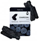Farmstay Тканевая маска для лица с древесным углем Visible Difference Mask Sheet Charcoal 23 мл - КОЛОРЛОН ВТД Новосибирск