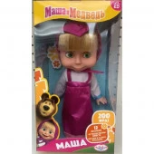 414526 Кукла Маша и Медведь 25см, озвуч, кор КАРАПУЗ в кор.18шт - КОЛОРЛОН ВТД Новосибирск