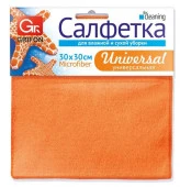 GRIFON Салфетка из микрофибры универсальная 30 х 30 см, 900-010 - КОЛОРЛОН ВТД Новосибирск