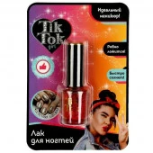 Лак для ногтей с блестками, красный, 10 мл TIK TOK GIRL  LB61758TTG - КОЛОРЛОН ВТД Новосибирск
