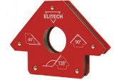 ELITECH Уголок магнитный, усилие(max)=35кг,углы=45/90/135,блистер - КОЛОРЛОН ВТД Новосибирск