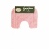 Коврик для унитаза Lux Border ПЛЮШ 45*55 Pink розовый - КОЛОРЛОН ВТД Новосибирск