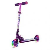CR-S2-09JUN Двухкол.самокат CITYRIDE,ал.50/50%,t-bar алюм,дека сталь,грипсы,кол.PVC 120/120,фиол пр - КОЛОРЛОН ВТД Новосибирск