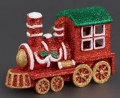 Украшение Моя Ёлочка Traditional Glitter новогоднее Паровозик 12х8х4.5см арт.2024-3882 Код273382 - КОЛОРЛОН ВТД Новосибирск