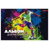 Альб д.рис 40л скр А4 14436-EAC Яркий футбол (гофр30_(3*10)) - КОЛОРЛОН ВТД Новосибирск