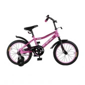 CR-B2-0216PK Детский велосипед City-Ride Spark , рама сталь , диск 16 сталь ,  цвет розовый - КОЛОРЛОН ВТД Новосибирск