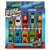 358824 Машина металл ROAD RACING набор СУПЕРКАР 7,5 см, 10 шт,асс., кор. Технопарк 2*120наб - КОЛОРЛОН ВТД Новосибирск