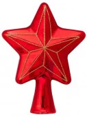 Верхушка "Звезда", красная., в подарочной упаковке, h-17 см КВ-234200 - КОЛОРЛОН ВТД Новосибирск