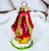 Ёлочное украшение "Домик", в подарочной упаковке, h-11см - КОЛОРЛОН ВТД Новосибирск
