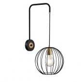 Бра Escada 10176/1A E27*60W Black/Brass - КОЛОРЛОН ВТД Новосибирск