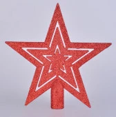 Украшение новогоднее Макушка/Звезда l=20см красная арт.NYJN0031-1 Код252983 - КОЛОРЛОН ВТД Новосибирск