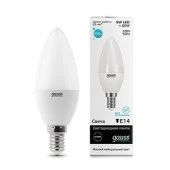 6W Gauss Led 33126 Candle E14 4100K - КОЛОРЛОН ВТД Новосибирск