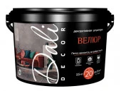 Декоративная шукатурка DALI DECOR "Велюр" 2,5кг белый - КОЛОРЛОН ВТД Новосибирск