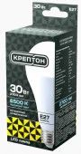 30W Лампа КРЕПТОН LED A65 30W E27 6500K - КОЛОРЛОН ВТД Новосибирск