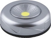 23374 FN1204 1LED 2W светильник-кнопка 69*25мм, серебро - КОЛОРЛОН ВТД Новосибирск