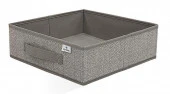 Коробка для хранения вещей 30х30х10 СЕРЫЙ - КОЛОРЛОН ВТД Новосибирск