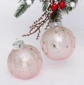 Набор украшений SHINE "Diamond Tears" 8 см (2 шт.), baby pink 201-1930 - КОЛОРЛОН ВТД Новосибирск