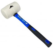 Vertextools  киянка резиновая 225г. белая резина, фибергласовая рукоятка 10-45-225 - КОЛОРЛОН ВТД Новосибирск