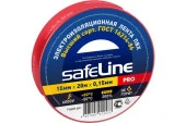 Изолента ПВХ 15мм/20м/0,15мм красный SAFELINE - КОЛОРЛОН ВТД Новосибирск