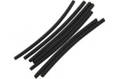 Набор ТУТ №8 с клеем, 10см, 3:1, черный (12шт) Stekker HSTGS2 - КОЛОРЛОН ВТД Новосибирск