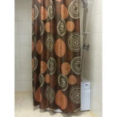 Zalel Шторы для ван. комн.полиэстер с кольцами 180*200 арт. 30242 - КОЛОРЛОН ВТД Новосибирск