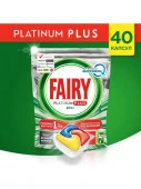 FAIRY Platinum Plus All in 1 Ср-во д/мытья посуды в капсулах д/авт посудомоечных машин Лимон 40шт - КОЛОРЛОН ВТД Новосибирск