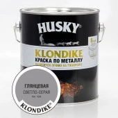 HUSKY-KLONDIKE Краска по металлу глянцевая светло-серая RAL 7004 (2,5л; 3шт) - КОЛОРЛОН ВТД Новосибирск