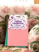 Набор салфеток из микрофибры ГОЛУБУШКА "для стекол и зеркал"+"антипыль" 20х30см, 2шт - КОЛОРЛОН ВТД Новосибирск