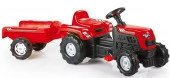 8146 Игрушка Трактор педальный DOLU Ranchero, с прицепом, клаксон, красн. - КОЛОРЛОН ВТД Новосибирск