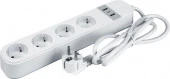 Smart Home Удлинитель Wi-Fi (4с/з+2USB, ПВС3х1,5), белый 16А Navigator 95132 - КОЛОРЛОН ВТД Новосибирск