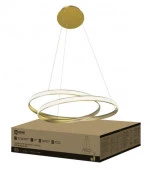 Люстра ESTETIKA DALI-HL-90GL 90Вт 230В 3000-6500K 500х500x120мм 1.2м трос ДУ золото IN HOME - КОЛОРЛОН ВТД Новосибирск